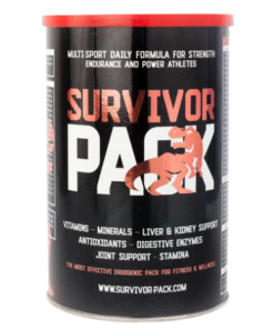 Survivor Pack es un suplemento que aporta vitaminas y minerales, su formula esta por fuera de lo convencional ya que cada uno se sus ingredientes ha sido añadido de manera estratégica, poniendo como prioridad el alcance de los requerimientos nutricionales diarios de un atleta rea