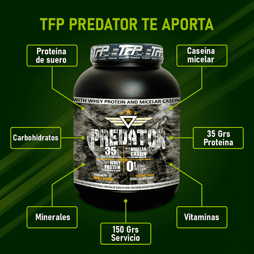 Predator es la mejor proteína para ganar musculo