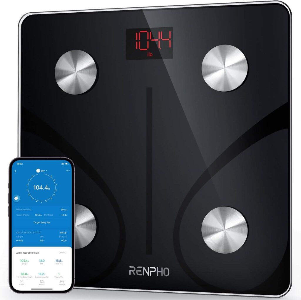 RENPHO Analizador de grasa corporal con bluetooth