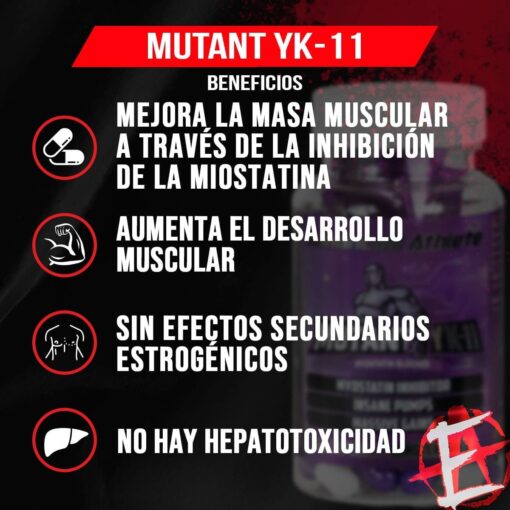 Mutant YK-11 Enhanced Athlete Beneficios