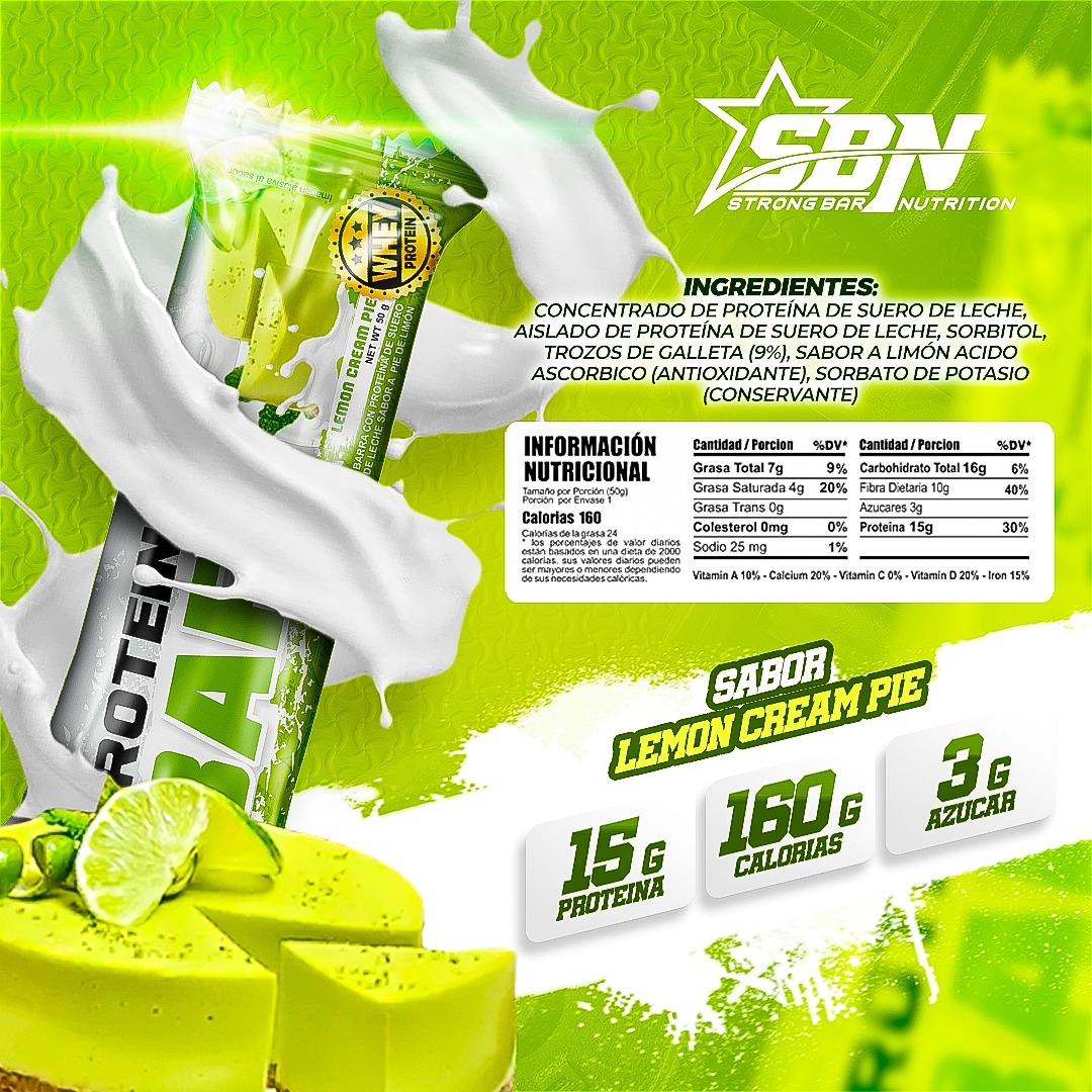 PROTEIN BAR PIE DE LIMON