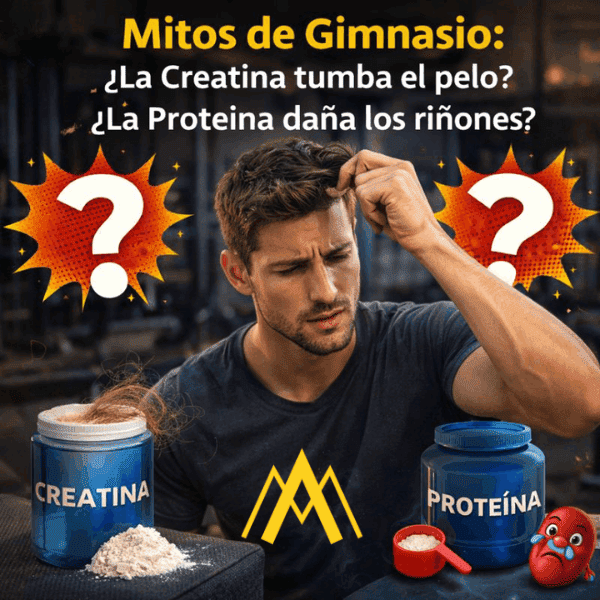  Mitos de Gimnasio: ¿La Creatina tumba el pelo? ¿La Proteína daña los riñones?