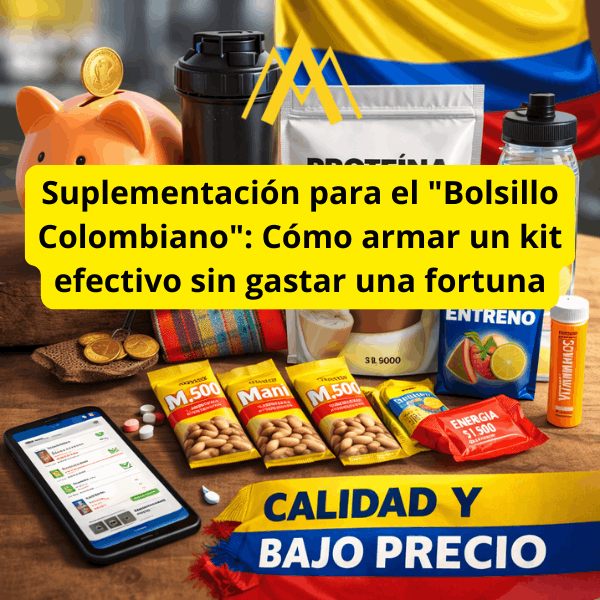 Suplementación para el "Bolsillo Colombiano": Cómo armar un kit efectivo sin gastar una fortuna