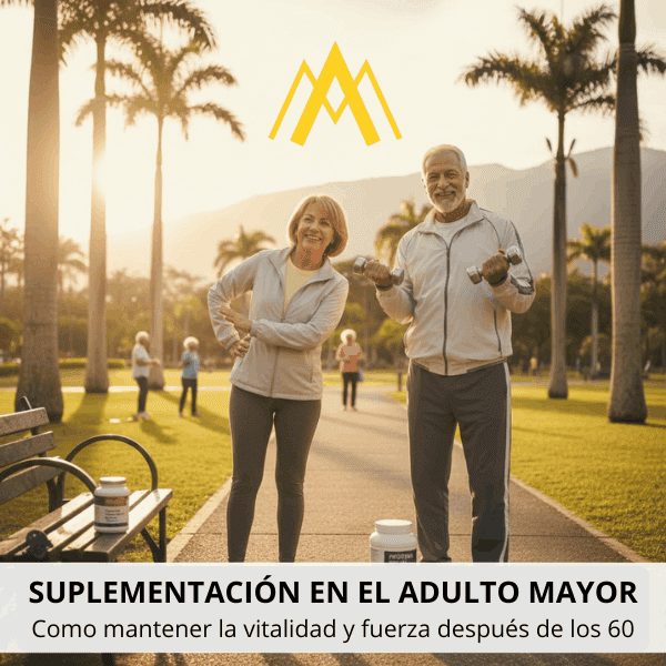 Suplementación en el Adulto Mayor: Cómo mantener la vitalidad y fuerza después de los 60