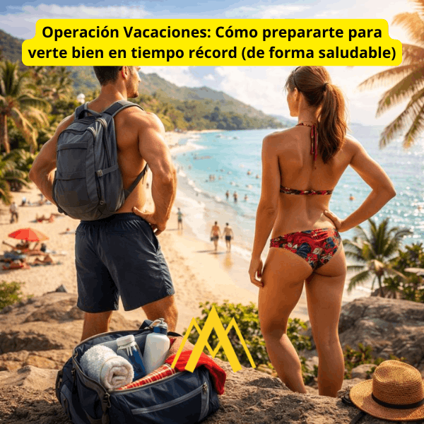 Operación Vacaciones: Cómo prepararte para verte bien en tiempo récord (de forma saludable)