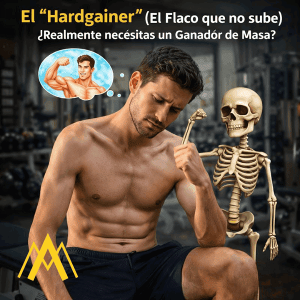 El "Hardgainer" (El Flaco que no sube): ¿Realmente necesitas un Ganador de Masa?