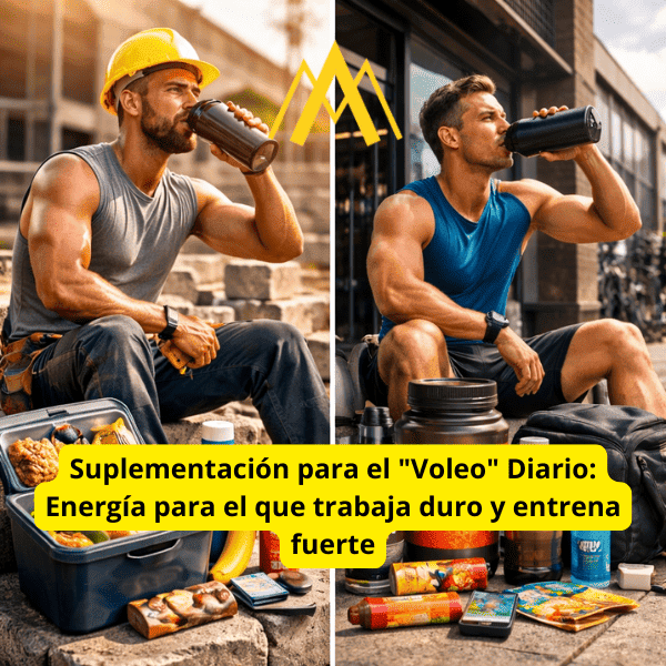 Suplementación para el "Voleo" Diario: Energía para el que trabaja duro y entrena fuerte